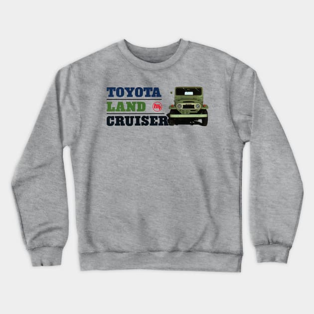 Toyota Land Cruiser FJ40 Crewneck Sweatshirt by Drafted Offroad